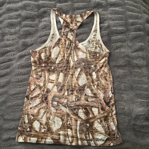 Sporty girl, Large, Razorback tank top, antler camouflage - Picture 4 of 4